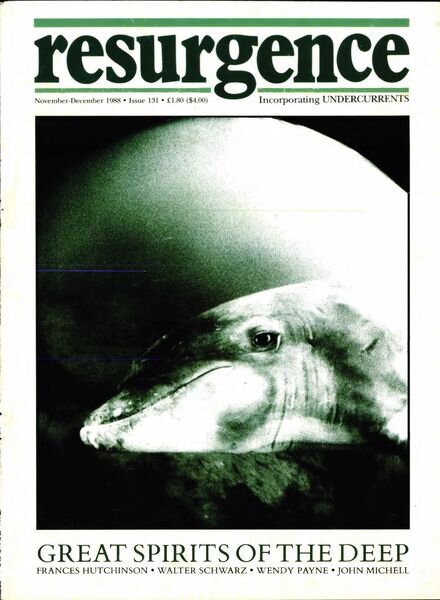 Resurgence & Ecologist – Resurgence 131 – November-December 1988 Cover