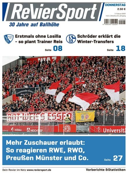 RevierSport – 03 Februar 2022 Cover