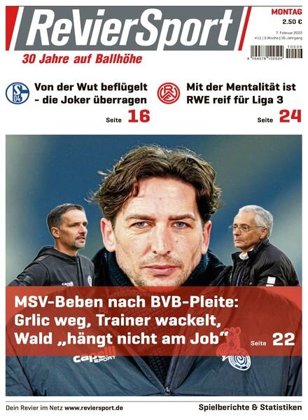 RevierSport – 07 Februar 2022 Cover