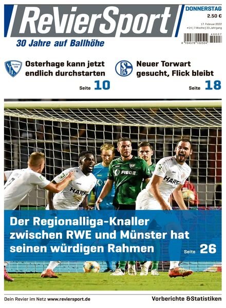 RevierSport – 17 Februar 2022 Cover