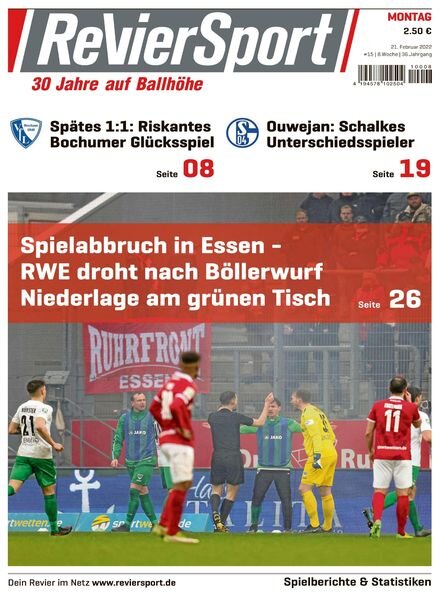 RevierSport – 21 Februar 2022 Cover