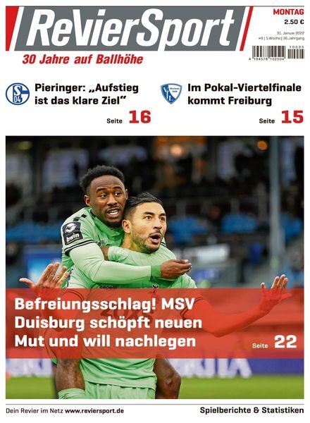 RevierSport – 31 Januar 2022 Cover