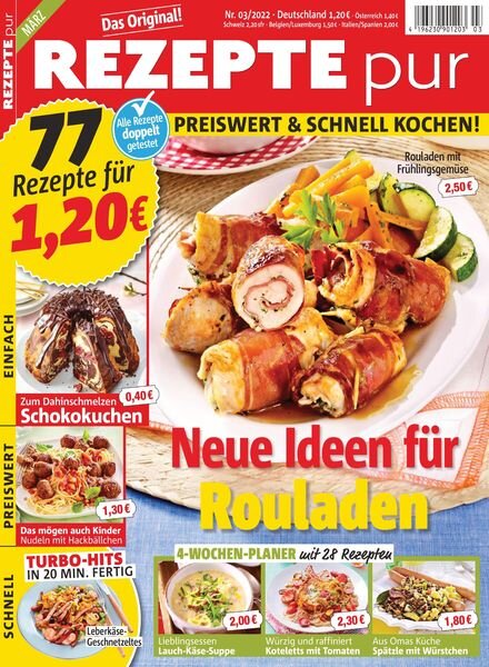 REZEPTE pur – Februar 2022 Cover