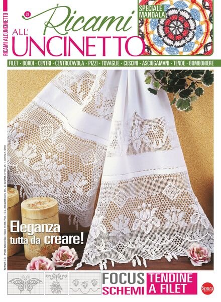 Ricami all’Uncinetto – gennaio 2022 Cover