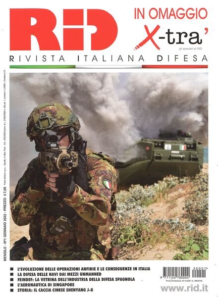 Rivista Italiana Difesa – Gennaio 2022 Cover