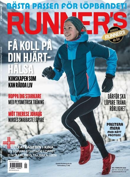 Runner’s World Sverige – februari 2022 Cover