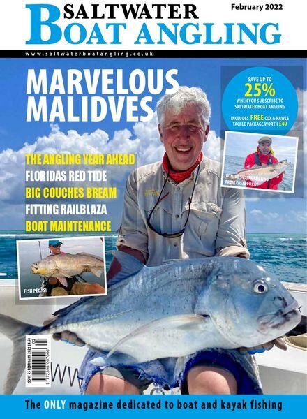 Saltwater Boat Angling – February 2022 Cover