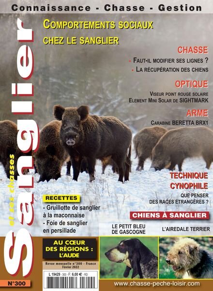 Sanglier et ses Chasses – Fevrier 2022 Cover