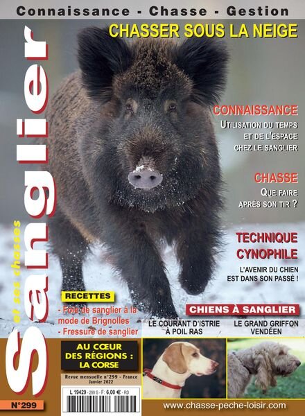 Sanglier et ses Chasses – Janvier 2022 Cover