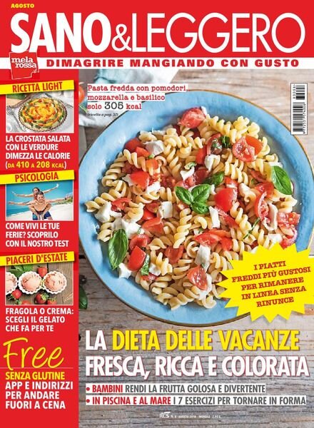 Sano & Leggero – agosto 2018 Cover