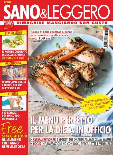 Sano & Leggero – aprile 2018 Cover