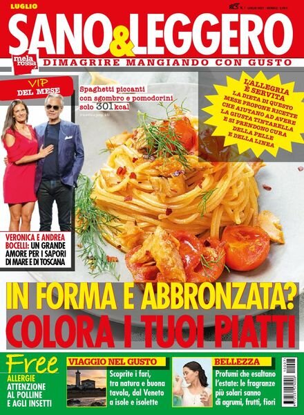 Sano & Leggero – luglio 2021 Cover