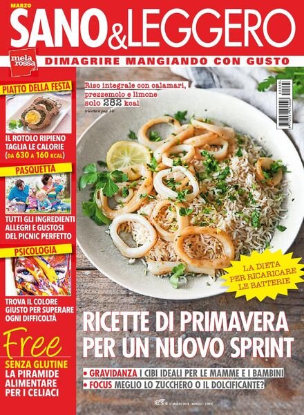 Sano & Leggero – marzo 2018 Cover