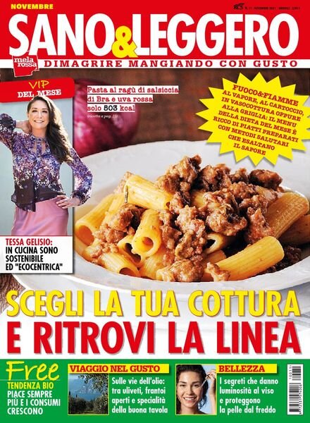 Sano & Leggero – novembre 2021 Cover