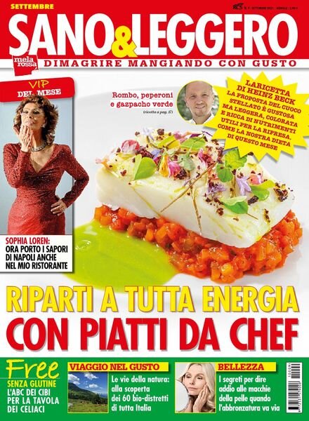 Sano & Leggero – settembre 2021 Cover