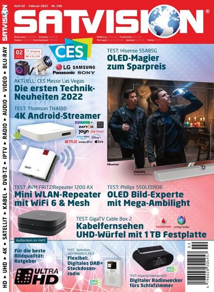 Satvision – Februar 2022 Cover