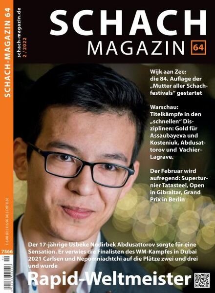 Schach-Magazin 64 – Februar 2022 Cover