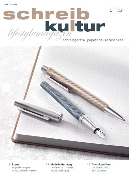 Schreibkultur – 21 Januar 2022 Cover