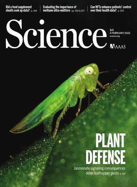 Science – 04 February 2022 Cover
