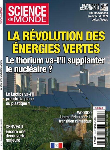 Science du Monde – Fevrier-Avril 2022 Cover