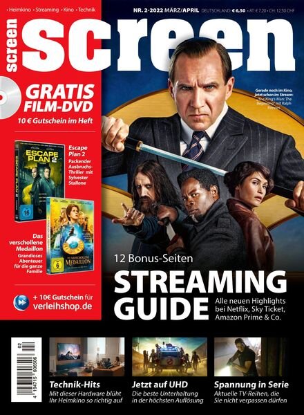 SCREEN MAGAZIN – Februar 2022 Cover