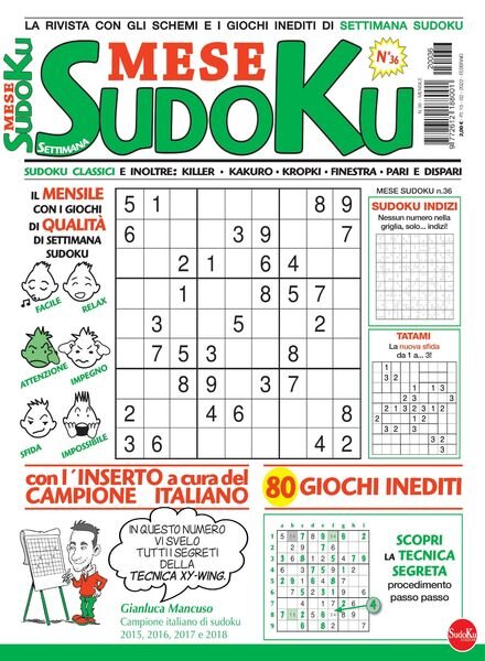Settimana Sudoku Mese – 15 febbraio 2022 Cover