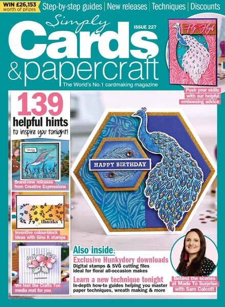 Simply Cards & Papercraft – Issue 227 – February 2022 Cover