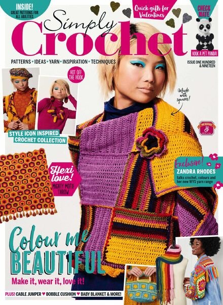Simply Crochet – January 2022 Cover