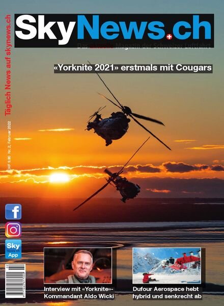 SkyNews.ch – Februar 2022 Cover