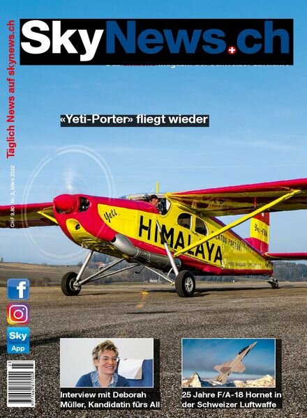 SkyNews.ch – Marz 2022 Cover