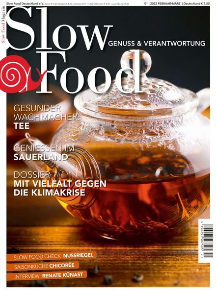 Slow Food Magazin – Februar 2022 Cover