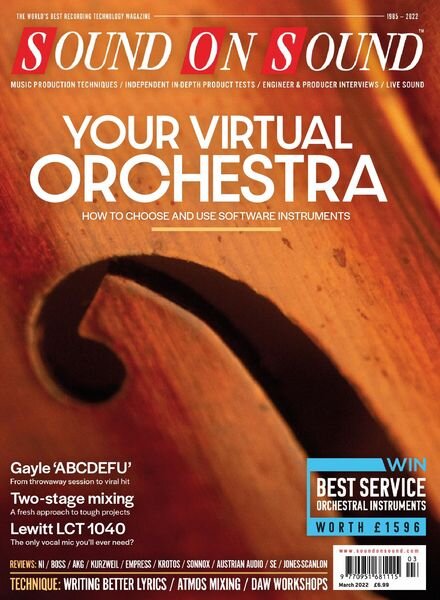 Sound On Sound UK – March 2022 Cover