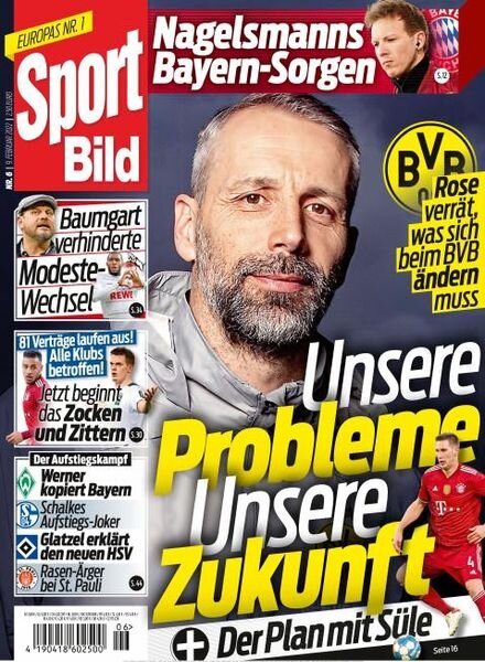 Sport Bild – 09 Februar 2022 Cover