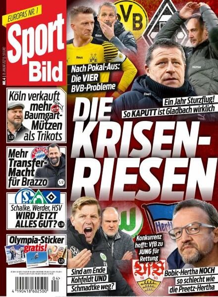 Sport Bild – 26 Januar 2022 Cover