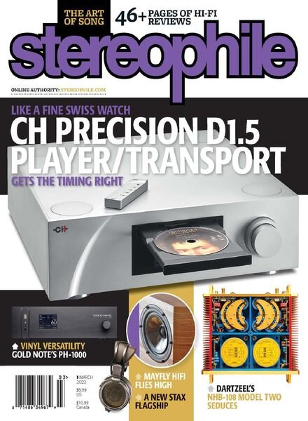 Stereophile – March 2022 Cover