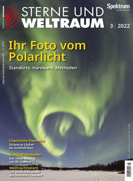 Sterne und Weltraum – Februar 2022 Cover