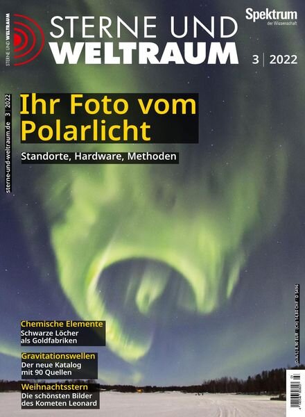 Sterne und Weltraum – Marz 2022 Cover
