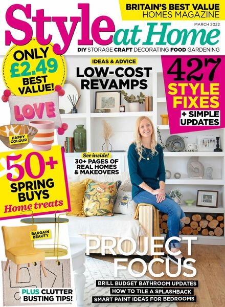 Style at Home UK – March 2022 Cover