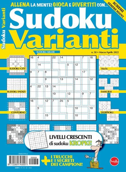 Sudoku Varianti – marzo 2022 Cover