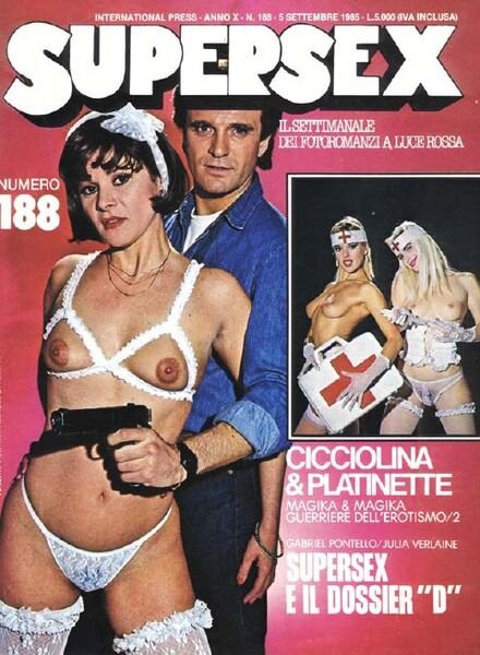 Supersex – N 188 Settembre 1985 Cover