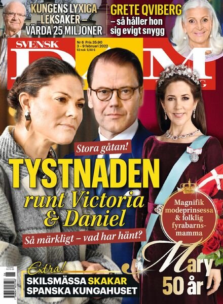 Svensk Damtidning – 03 februari 2022 Cover