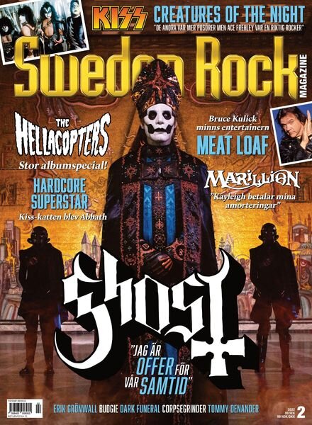Sweden Rock Magazine – februari 2022 Cover