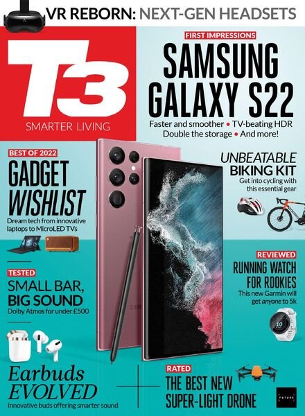 T3 UK – March 2022 Cover