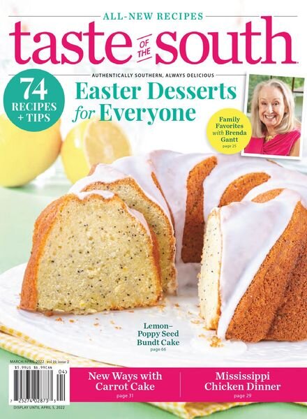 Taste of the South – March 2022 Cover