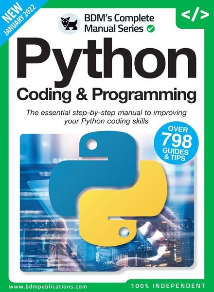 The Complete Python Manual – January 2022 Cover