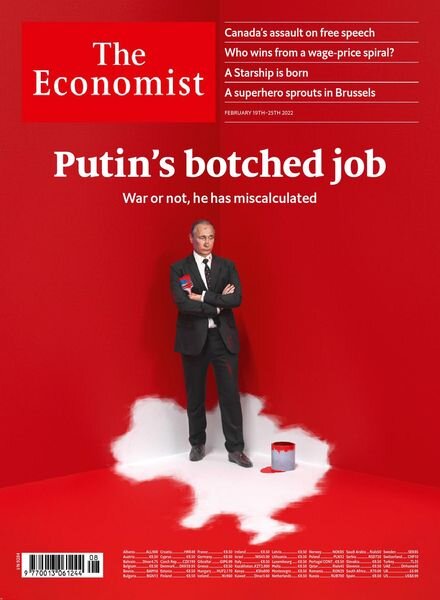 The Economist Continental Europe Edition – February 19 2022 Cover