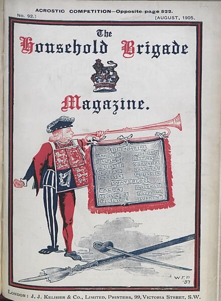 The Guards Magazine – August 1905 Cover