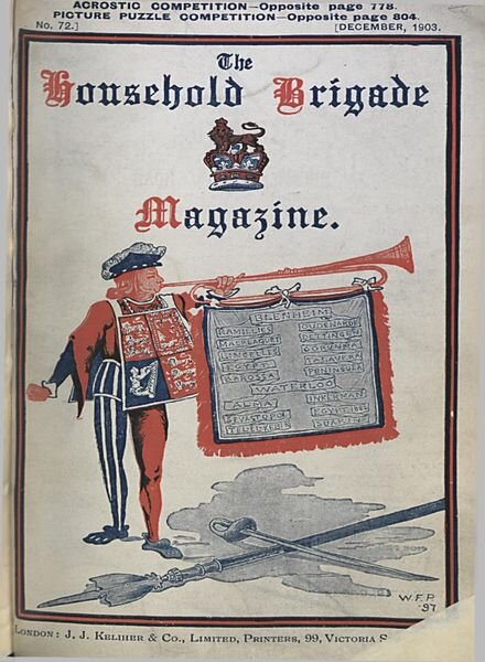 The Guards Magazine – December 1903 Cover