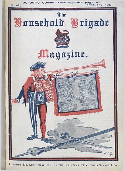 The Guards Magazine – February 1903 Cover