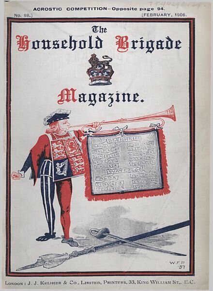 The Guards Magazine – February 1906 Cover